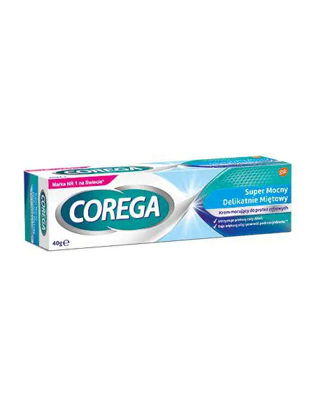 Corega super mocny delikatnie miętowy 40 g