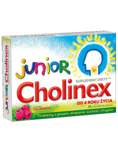 Cholinex Junior 16 pastylek do ssania