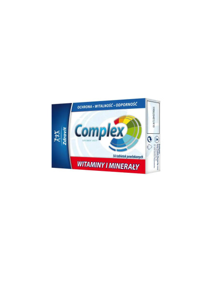 Zdrovit Complex Witaminy i minerały 56 tabl. powlekanych