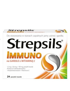 Strepsils Immuno 24 pastylki do ssania