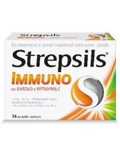 Strepsils Immuno 36 pastylek do ssania