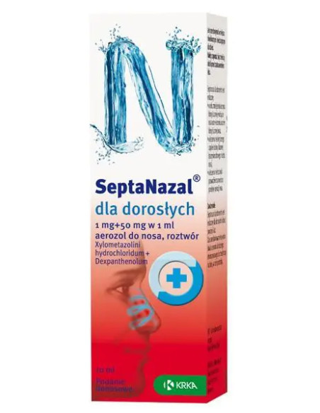 Septanazal dla dorosłych aerozol do nosa 10 ml