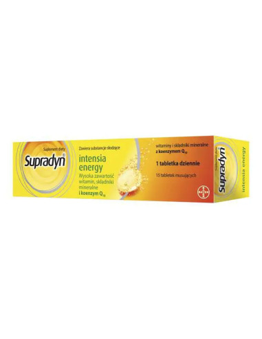 Supradyn Intensia Energy 15 tabletek musujących