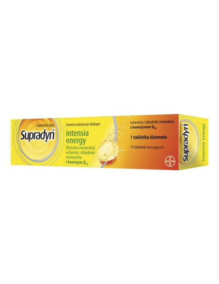 Supradyn Intensia Energy 15 tabletek musujących