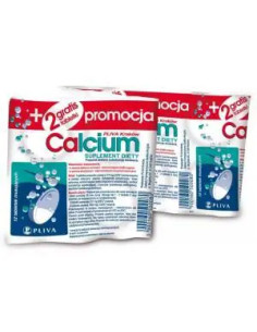 Pliva Calcium bezsmakowe 14 tabl. mus.