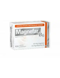 Magnefar B6 100 tabl.