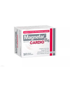Magnefar B6 cardio 50 tabl.