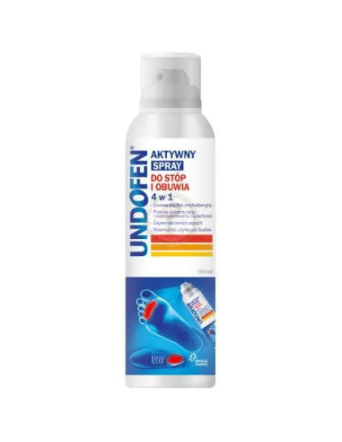 Undofen Aktywny spray do stóp i obuwia 4w1 150 ml
