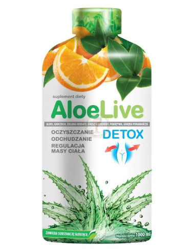 Aloelive Detox sok z aloesu 1 l