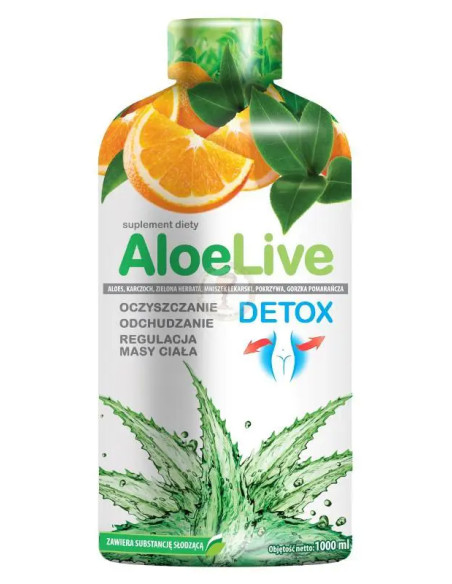 Aloelive Detox sok z aloesu 1 l