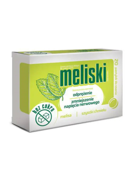 Meliski pastylki do ssania 20 sztuk