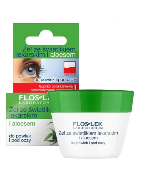 Floslek żel do powiek i pod oczy ze świetlikiem i aloesem 10 g