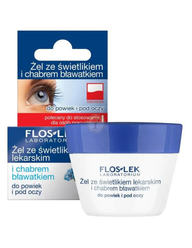 Floslek żel do powiek i pod oczy ze świetlikiem...