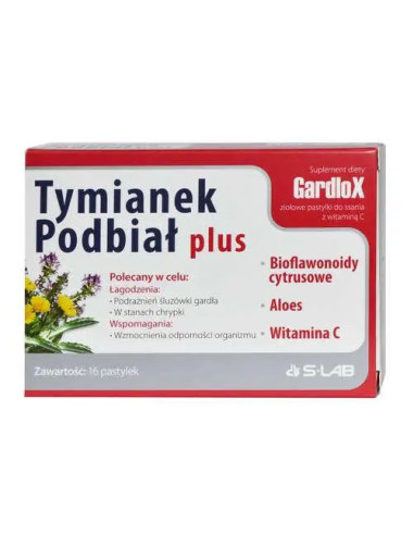 Tymianek i Podbiał Plus 24 pastylki