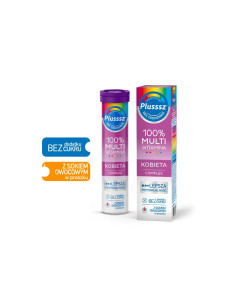 Plusssz 100% Multiwitamina Kobieta Complex 20 tabl. mus.