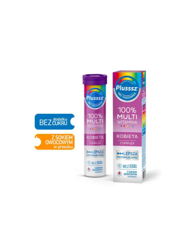 Plusssz 100% Multiwitamina Kobieta Complex 20...