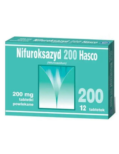 Nifuroksazyd 200 mg 12 tabl.
