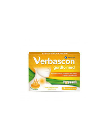 Verbascon Gardło Med pastylki do ssania 24 szt.