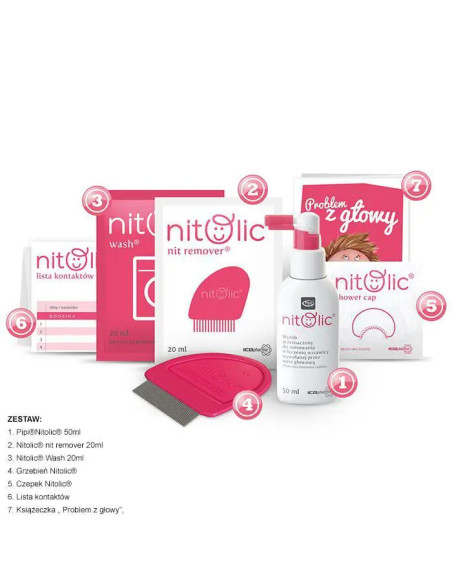 PIPI Nitolic zestaw przeciw wszawicy 100 ml