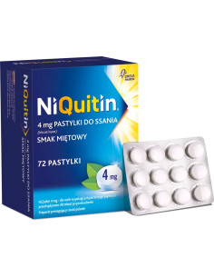 NiQuitin 4 mg pastylki do ssania 72 szt.
