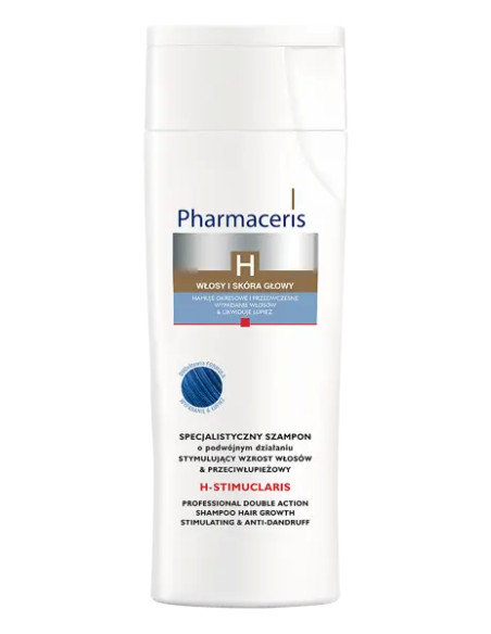 Pharmaceris H Stimuclaris Specjalsityczny szampon o podwójnym działaniu stymulującym wzrost włosów i przeciwłupieżowym 250 ml
