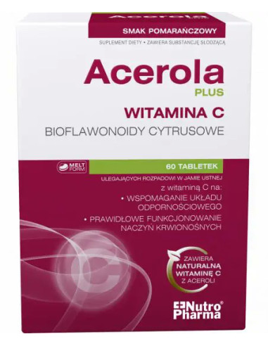 Acerola Plus tabl do ssania 60 tabl.