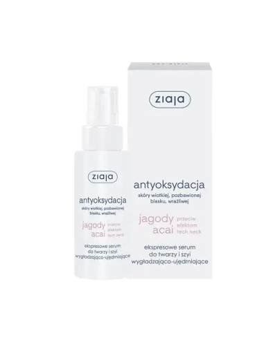 Ziaja Jagody Acai ekspresowe serum do twarzy i...