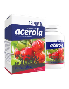 Zdrovit Gripovita Acerola 60 tabletek do ssania