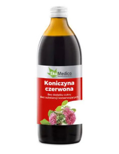 Koniczyna czerwona Sok 500 ml EkaMedica
