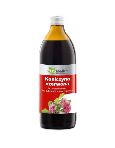 Koniczyna czerwona Sok 500 ml EkaMedica
