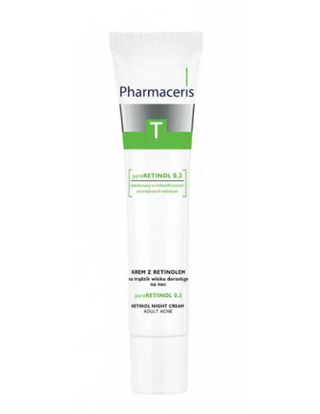 Pharmaceris T pureRetinol 03 krem z Retinolem na trądzik wieku dorosłego na noc 40 ml