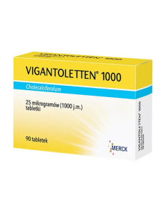 Vigantoletten 1000 j.m. 90 tabletek