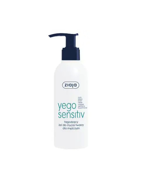 Ziaja Yego Sensitiv łagodzący żel do mycia twarzy dla mężczyzn 200 ml