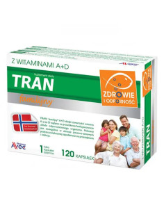 Tran Familijny z witaminami A+D 120 kaps.