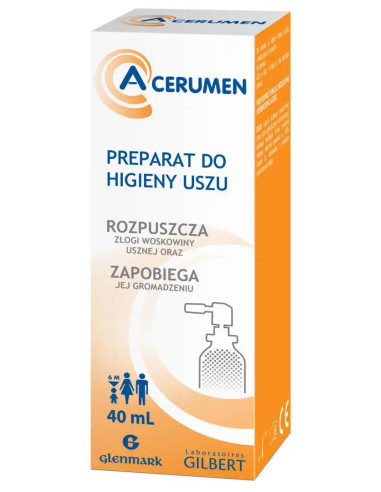 A-Cerumen spray do higieny uszu 40 ml