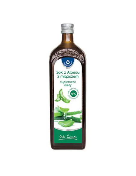 Oleofarm Sok z aloesu z miąższem 500 ml