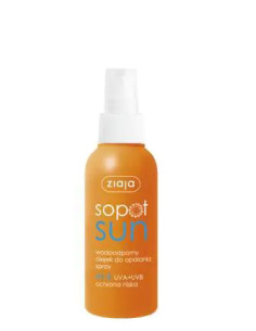 Ziaja Sopot Sun Olejek do opalania wodoodporny spray SPF...