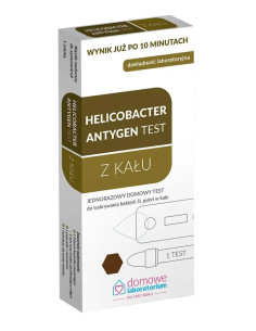 Helicobacter Antygen Test z kału wykrywa aktualne...