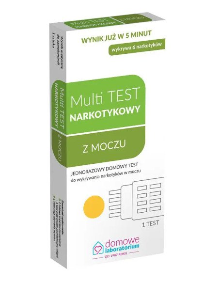 Test Multi wykrywa narkotyki w moczu 1 szt.