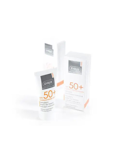 Ziaja Med SPF 50+ Krem tonujący do twarzy odcień naturalny 50 ml