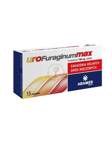 UroFuraginum Max 100 mg 15 tabl.