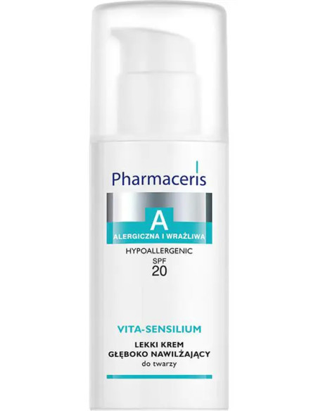 Pharmaceris A Vita-Sensilium lekki krem głęboko nawilżający do twarzy SPF 20 50 ml