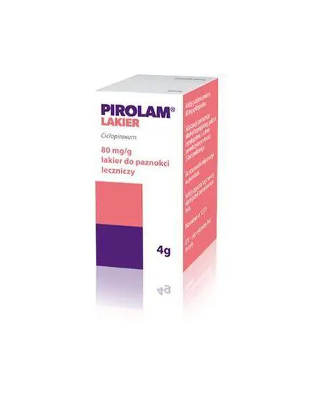 Pirolam 80 mg/g lakier do paznokci leczniczy 4 g