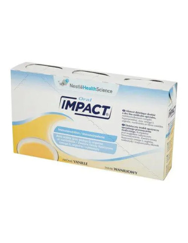 Impact Oral płyn smak waniliowy 237 ml 3 szt