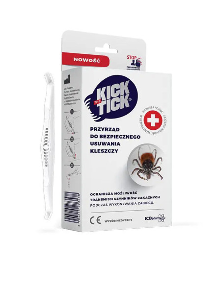 Kick The Tick Przyrząd do bezpiecznego usuwania kleszczy 1 szt.
