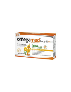 Omegamed Baby + D 0m+ 60 kaps. twist-off