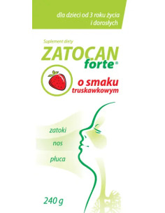 Zatocan Forte smak truskawkowy 240 g