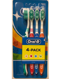 Szczoteczki Oral-B Medium 4 sztuki