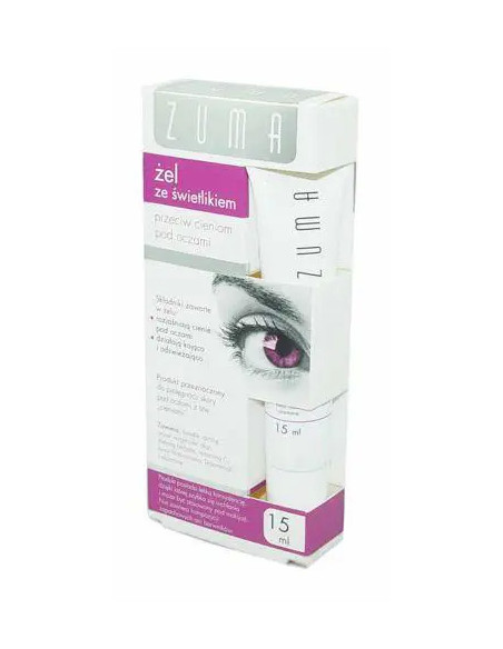Zuma żel ze świetlikiem przeciw cieniom pod oczami 15 ml