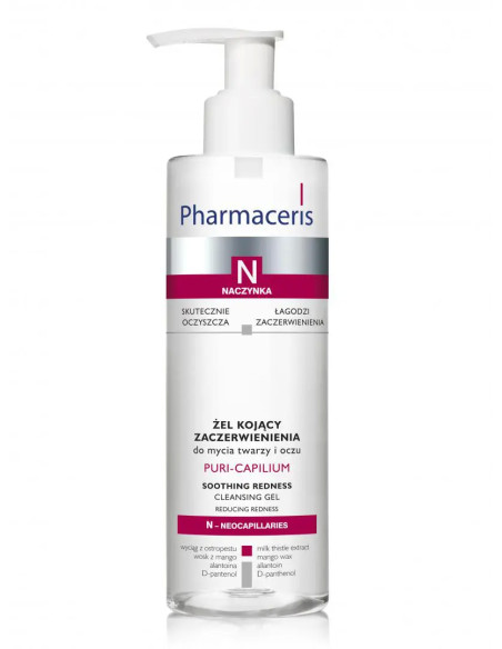 Pharmaceris N Puri-Capilium Żel kojący zaczerwienienia do mycia twarzy i oczu 190 ml